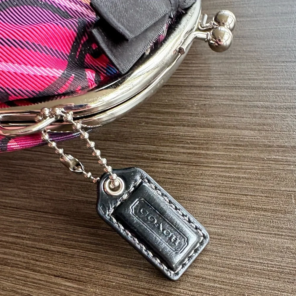 Coach Tartan Kisslock Mini (Purple/Pink) 2010 - Picture 6 of 8